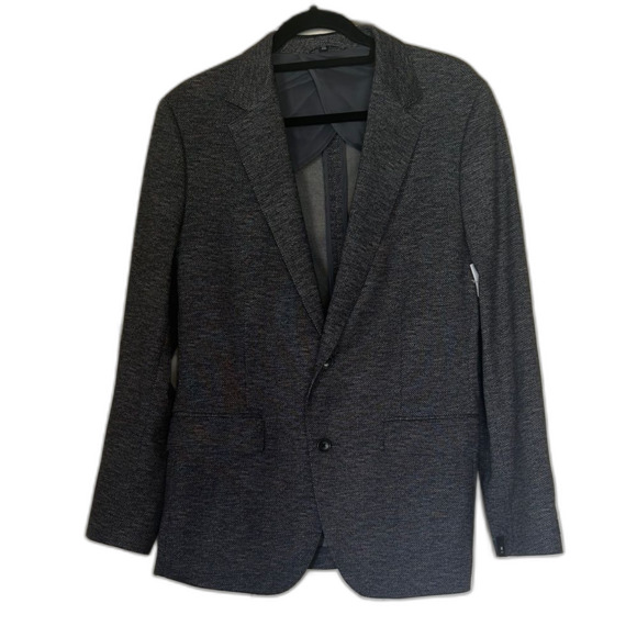 BONOBOS NEW Men's Blue Patterned Blazer Suit Jacket Medium 38 40 Slim Fit Work - Picture 1 of 5